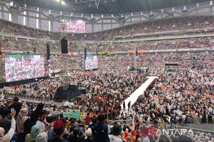 Kumpul Akbar Anies-Muhaimin, Ribuan Pendukung Gelar Doa dan Selawat