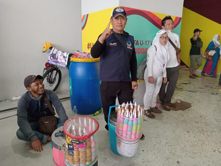 Pedagang Ice Cream dari Bandung Ikut Suarakan Perubahan di JIS