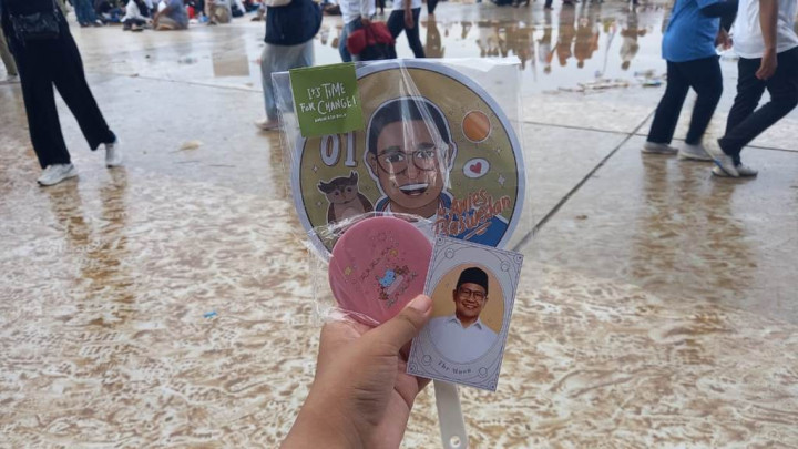 Ilustrator Ini Bagikan Freebies untuk Para Pendukung AMIN di JIS