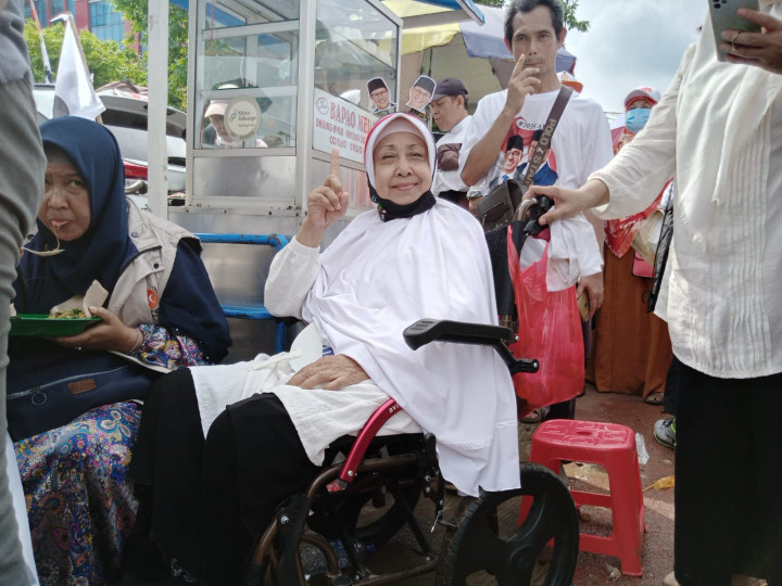 Semangat Kaum Difabel demi Kemenangan Pasangan AMIN