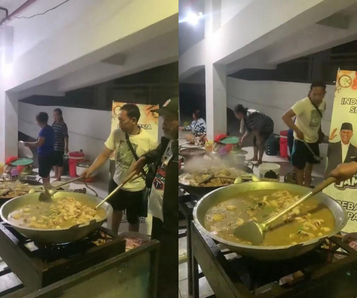 Warga Kampung Bayam Siapkan Konsumsi Gratis untuk Peserta Kampanye Akbar AMIN