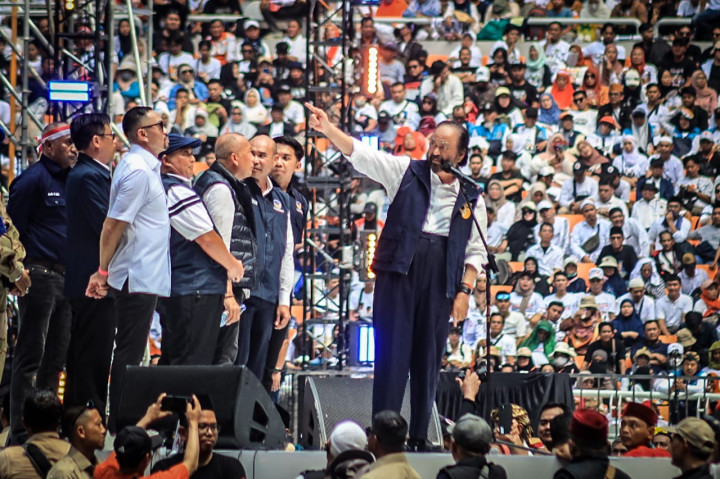 Surya Paloh Lihat Pertanda Baik Membeludaknya Massa di JIS