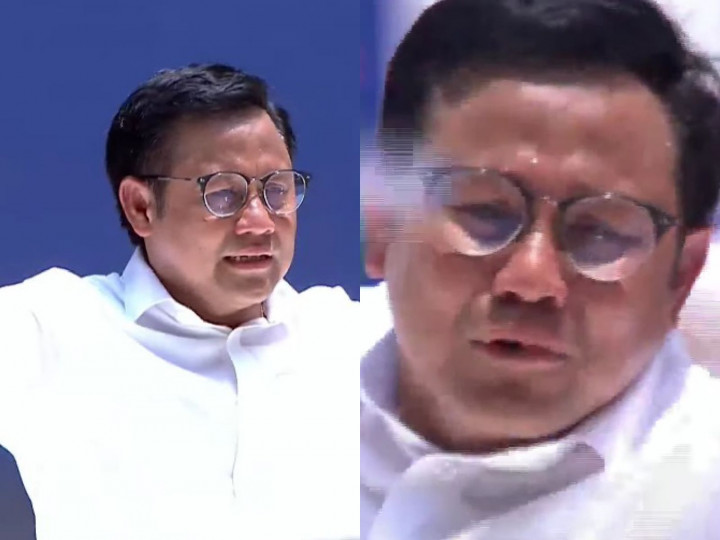 Momen Cak Imin Nangis Terharu Lihat Lautan Manusia Usai Kampanye Akbar di JIS
