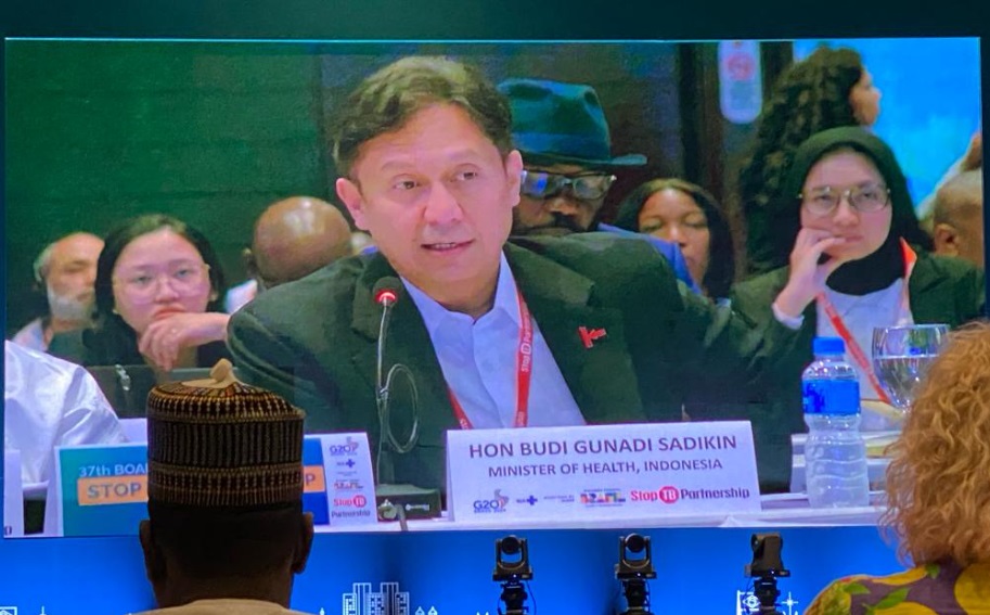 Menkes Budi dalam ??Stop TB Partnership (STP) Board Meeting ke 37 di Kota Brasilia, Brazil. Dok Kemkes