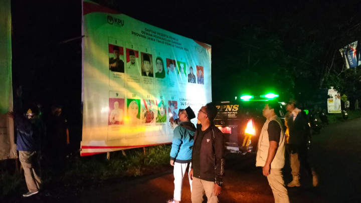 KPU Minta Peserta Pemilu di Kabupaten Malang Ikut Bersihkan APK