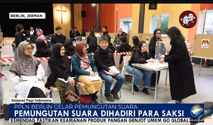 Mengintip Pencoblosan di Berlin, Mahasiswa dan Pelajar Dominasi Pemilih