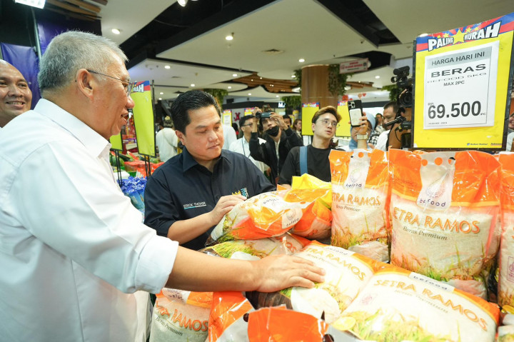 Harga Pangan Dunia Disebut Erick Thohir Biang Keladi Harga Beras Naik