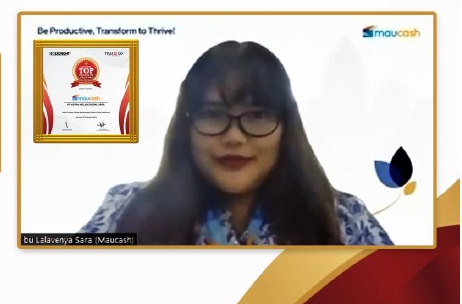 Maucash penerima TOP Digital Public Relations (PR) Award dalam ajang  Tras n Co dan InfoEkonomi ID.  (Foto: Dok. Istimewa)