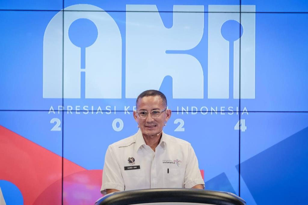 Menparekraf Sandiaga mengatakan Apresiasi Kreasi Indonesia sudah memasuki periode keempat dan tahun ini AKI akan hadir dengan inovasi baru. Dok. Kemenparekraf
