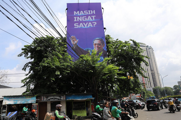 Baliho SBY Bertebaran di Sejumlah Titik Ibu Kota
