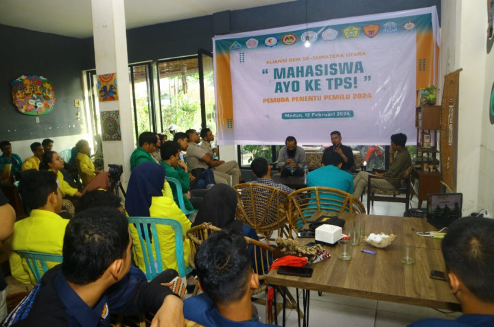BEM se-Sumut dan Riau Ajak Mahasiswa Gunakan Hak Suaranya Besok di Pemilu 2024