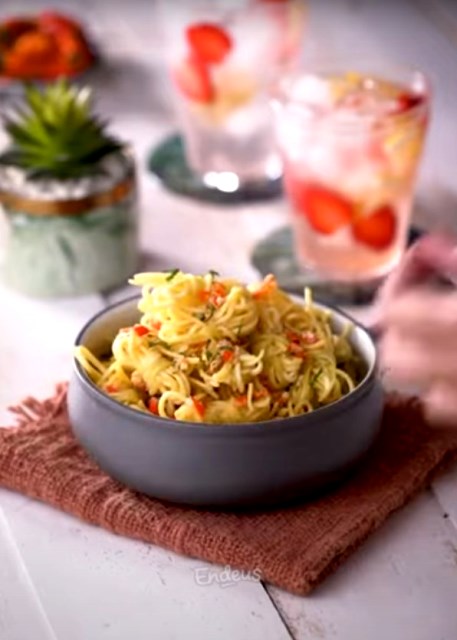 Resep Viral, Mi Gulung Cabai Garam