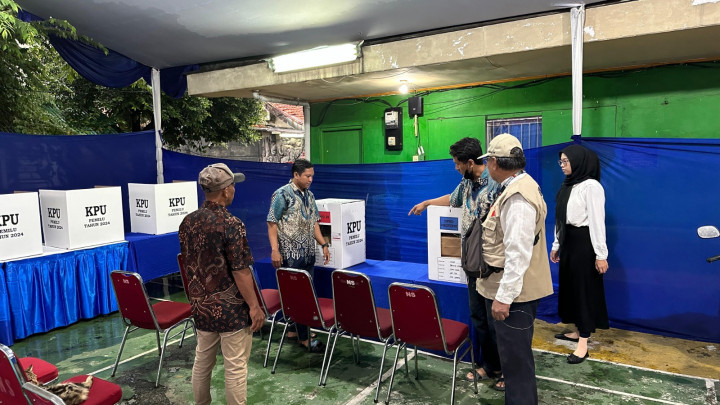Begini Situasi Terkini TPS 008, Tempat Surya Paloh <i>Nyoblos</i>
