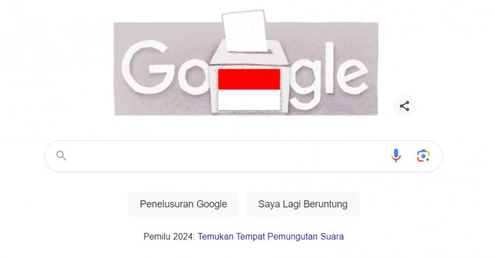 Semarakkan Pesta Demokrasi, Google Doodle Tampilkan Tema Pemilu 2024