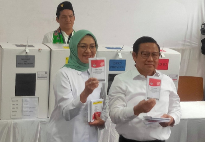 Cak Imin Deg-degan Coblos Wajah Sendiri