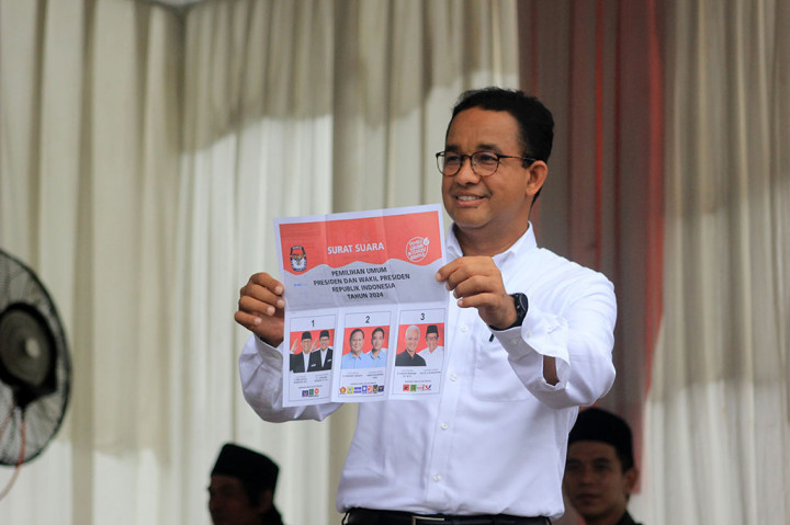 Usai <i>Nyoblos</i>, Anies: Rasanya Bahagia, Lega, dan Penuh Semangat