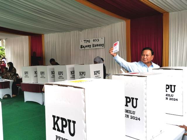 Begini Respons Prabowo Ketika Ditanya Pilpres 1 Putaran