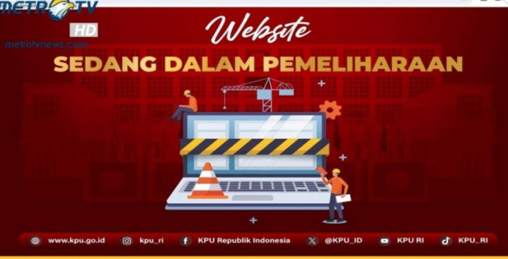 Sempat <i>Down</i>, Situs Resmi KPU Kini Kembali Mengudara