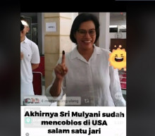 Cek Fakta: Beredar Video Sri Mulyani Pilih Paslon 01 di Pilpres 2024, Ini Faktanya