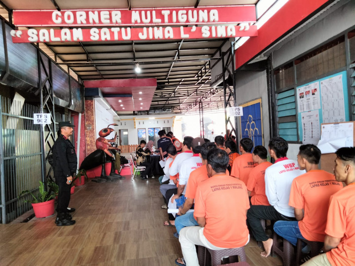 2.246 Warga Binaan Lapas Kelas I Malang Salurkan Hak Pilih