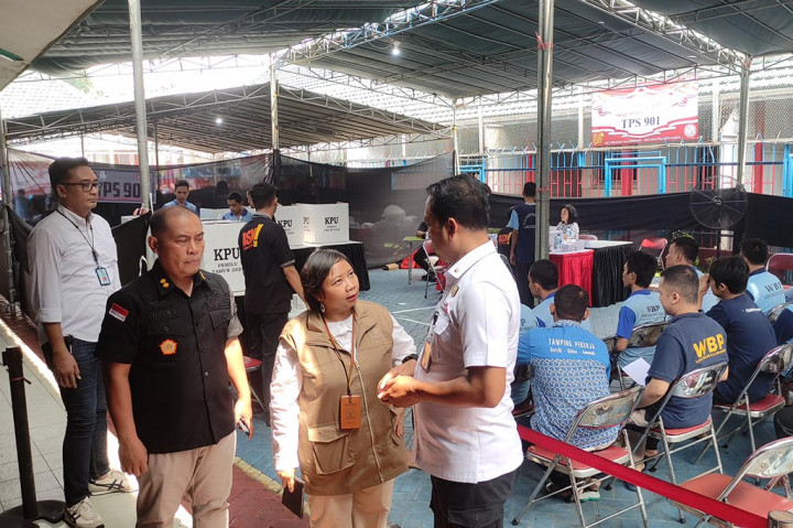 Komnas HAM Pantau Langsung Pencoblosan di Lapas IIA Sidoarjo