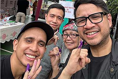 Ini Foto-Foto Influencer yang Ikut Nyoblos Pemilu 2024