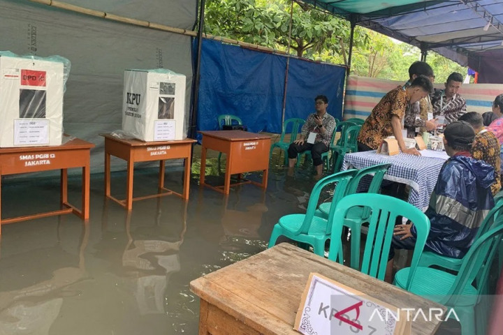 17 TPS di Jakut akan Gelar Pemilu Lanjutan Usai Logistik Rusak Terendam Banjir