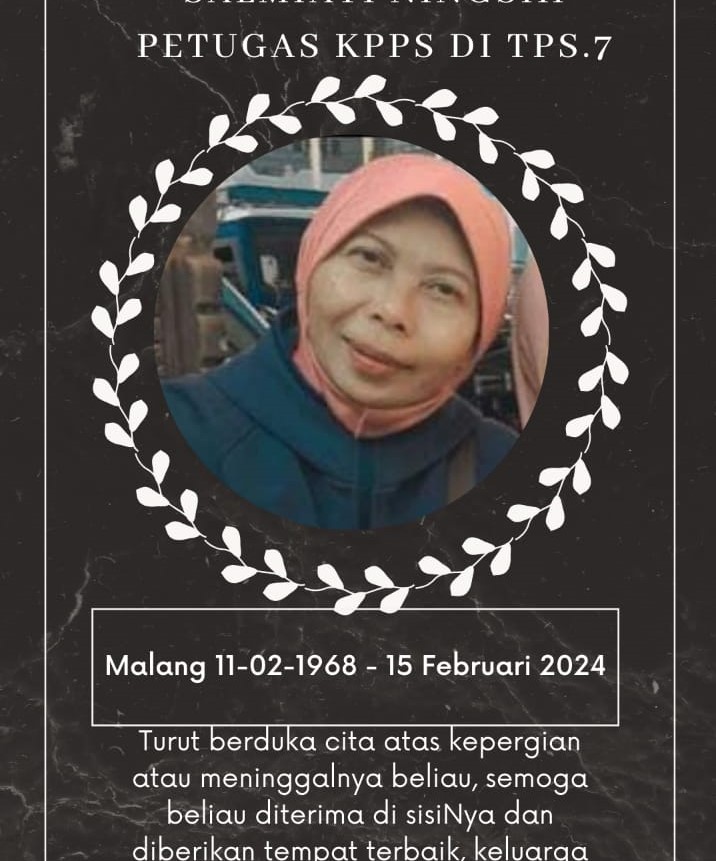 Petugas KPPS di Malang Meninggal Usai Pemilu 2024