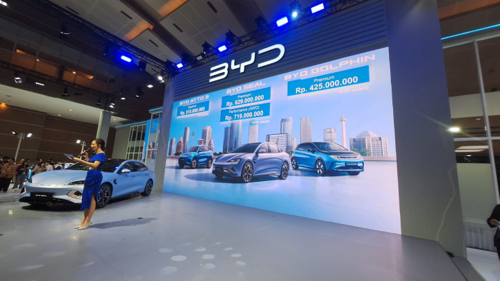 BYD Merilis Harga Resmi 3 Mobil Listrik, Termurah Rp425 Juta