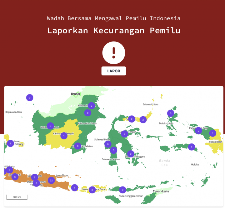 H+2 Pencoblosan, Situs Ini Terima 64 Laporan Kecurangan Pemilu, Terbanyak di Jawa Timur
