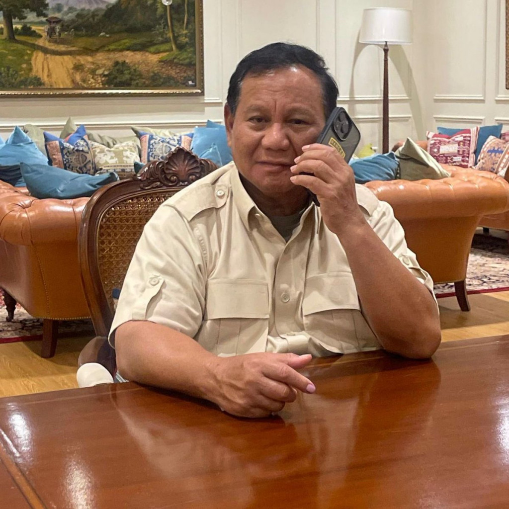 H+1 Pencoblosan, Prabowo Pamer Dapat Ucapan Selamat dari 3 Perdana Menteri dan 1 Presiden