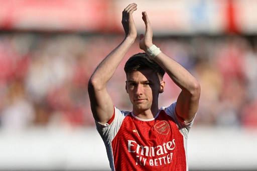 Kieran Tierney. (GLYN KIRK / AFP)