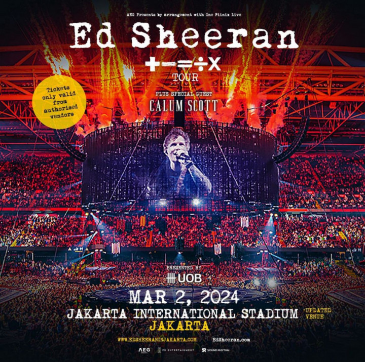 Ini Alasan Venue Konser Ed Sheeran Pindah dari GBK ke JIS