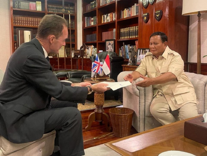 Temui Prabowo, Dubes Inggris Sampaikan Surat Ucapan Selamat