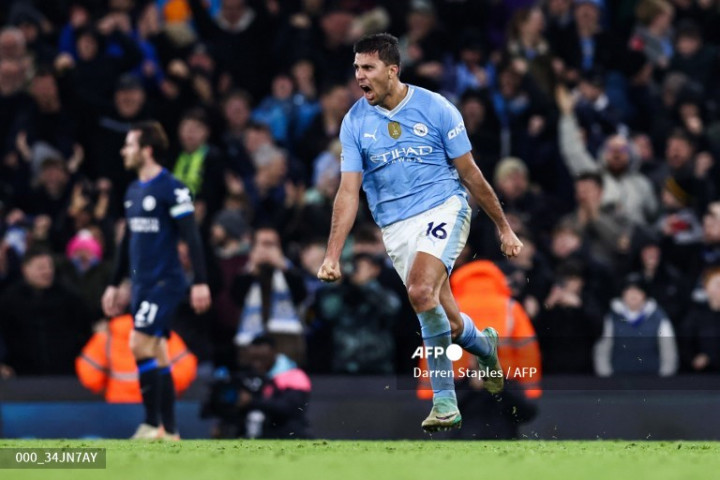 Liga Inggris: Ditahan Imbang Chelsea, Gol Rodri Selamatkan City