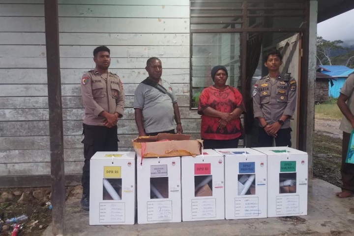 Semarak Pemilu Kabupaten Pegunungan Bintang