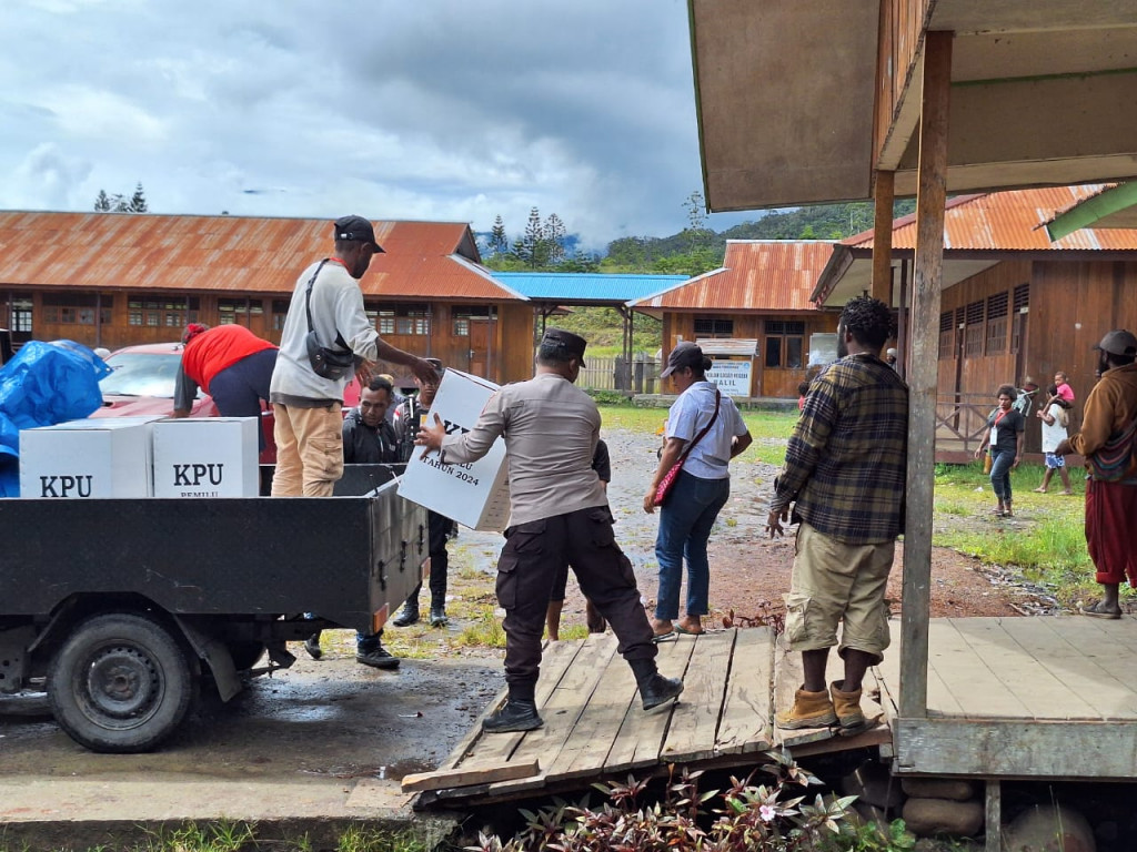 Pemilu di Kabupaten Pegunungan Bintang Kondusif