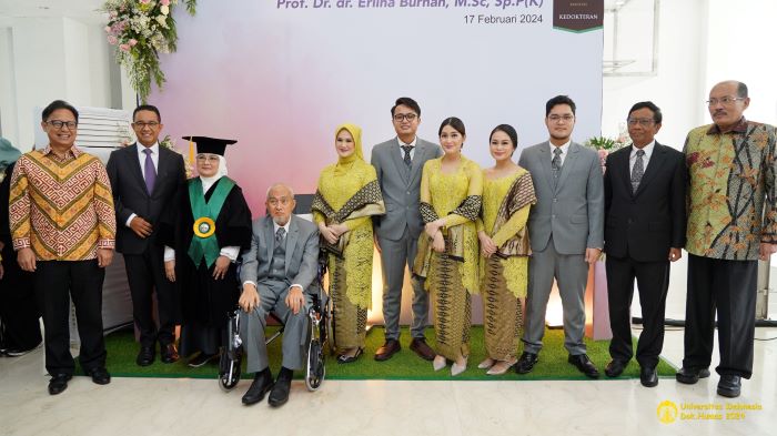 Mahfud hingga Anies Baswedan Hadiri Pengukuhan Guru Besar FKUI Erlina Burhan