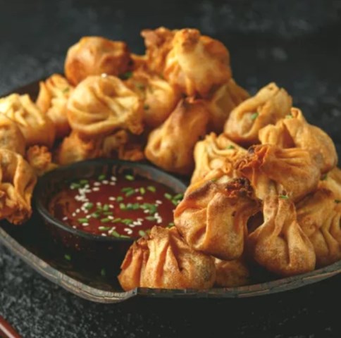 Pangsit Goreng Isi Daging Kepiting