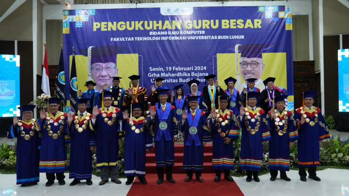 Universitas Budi Luhur Kukuhkan 2 Guru Besar Bidang Ilmu Komputer