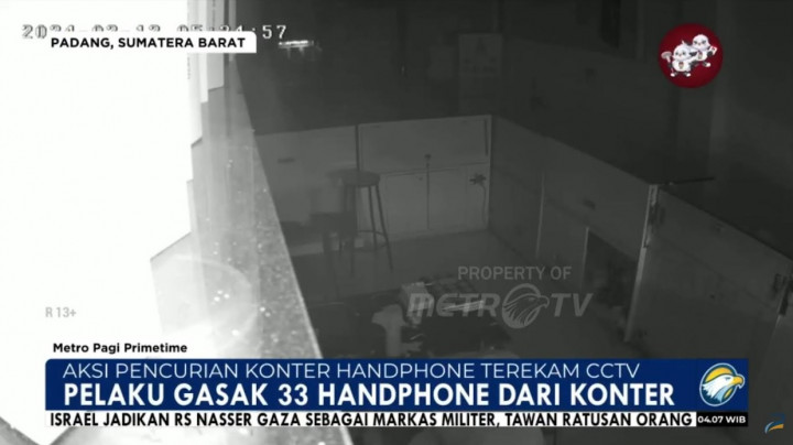 Pembobol Konter HP di Padang Ditangkap