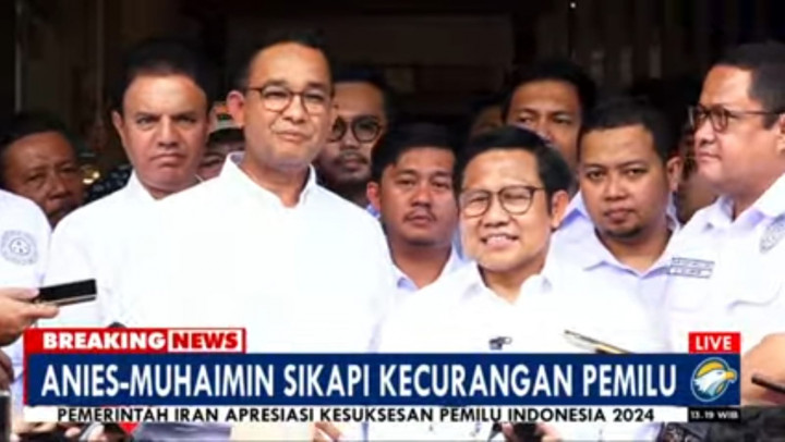 Momen Anies dan Muhaimin Kompak Tegaskan Tetap di Jalan Perubahan