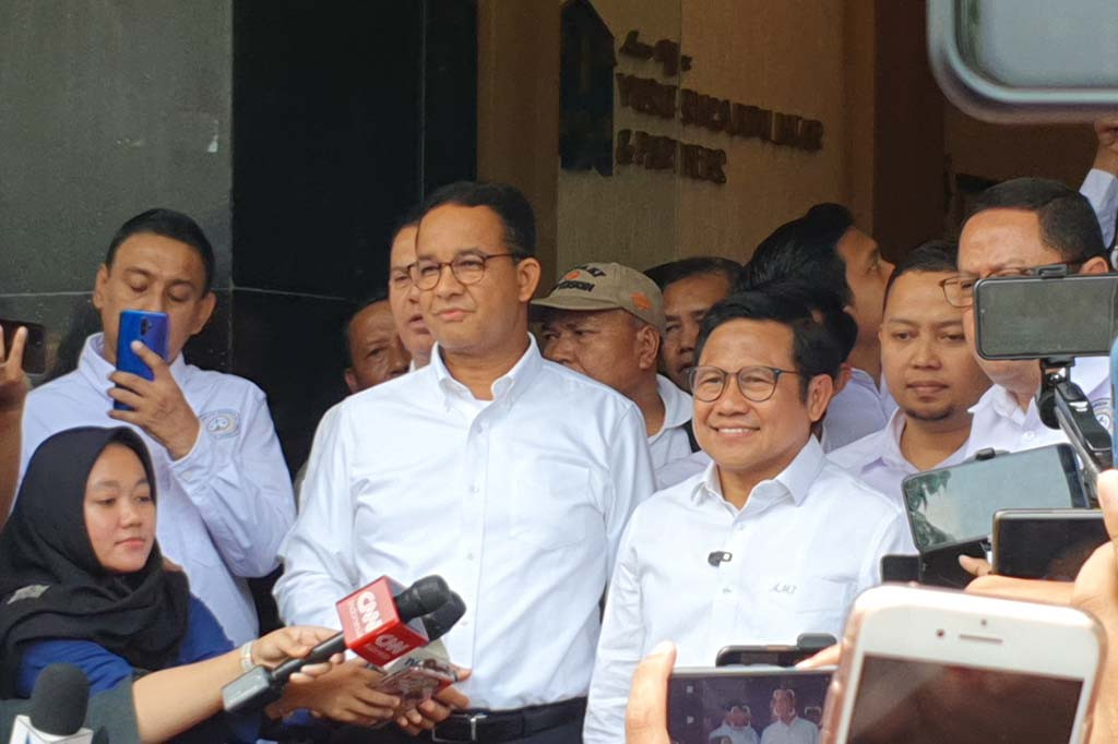 Momen Jenaka Anies dan Cak Imin Tegaskan Bareng Tetap di Jalan Perubahan