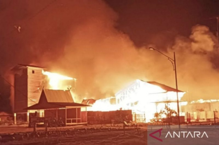 Logistik Pemilu di Meranti Riau Nyaris Terbakar