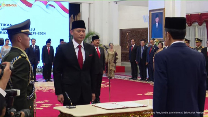 Resmi Dilantik Sebagai Menteri ATR, Yuk Intip Profil Lengkap Agus Harimurti Yudhoyono