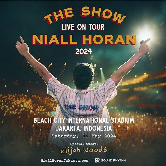 Elijah Woods Jadi Tamu Spesial di Konser Niall Horan Jakarta