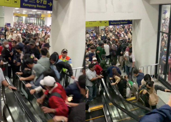 Viral Eskalator Stasiun Manggarai Mendadak Menyala Bikin Orang-orang Berjatuhan, Begini Kata KCI