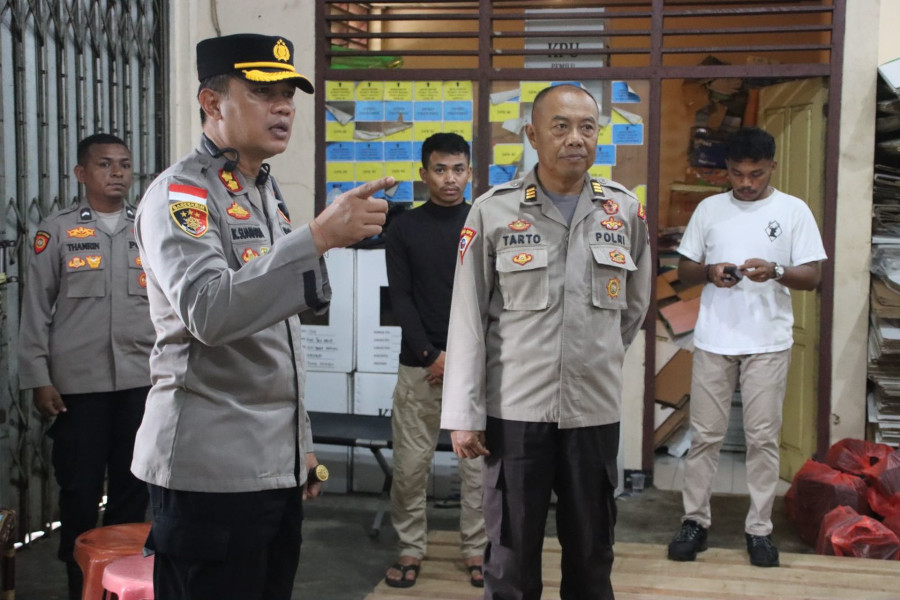 Pengamanan Gudang Logistik Pemilu di Merauke Diperketat