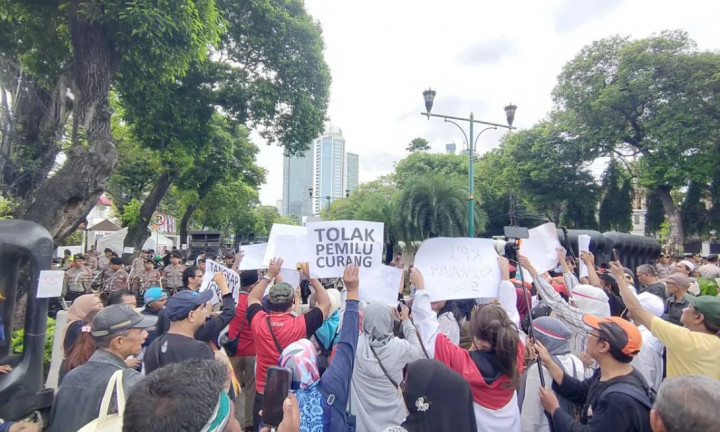 Demo Kecurangan Pemilu di KPU RI, Polisi Kerahkan 967 Personel