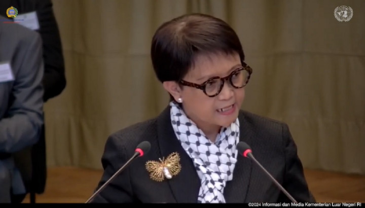 Foreign Minister Retno: Negotiations at Gunpoint Are Not Negotiations